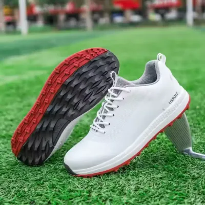  HIGH-QUALITY GENUINE LEATHER GOLF SHOES MAN